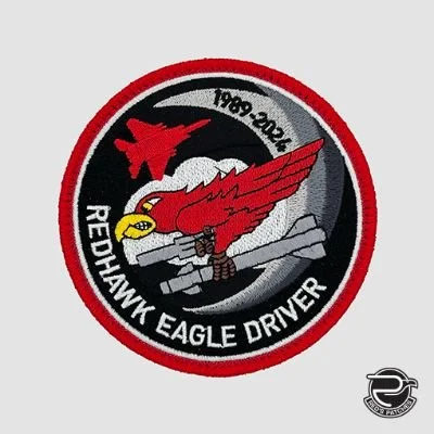 123 FS Redhawk Eagle Driver 1989-2024 (black background)
