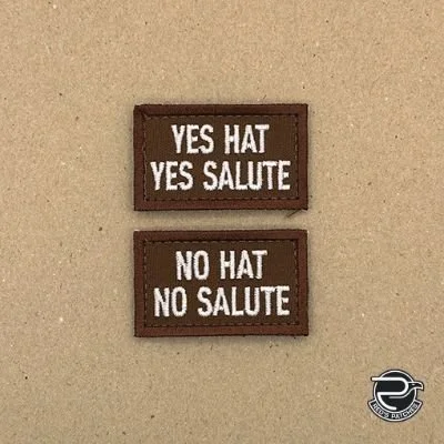 495 FS No Hat / Yes Hat pencil pocket patch 2022 (2pcs set)