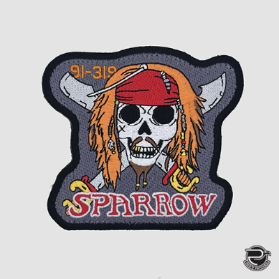 391 EFS Nose Art 91-319 Sparrow (pilot patch)