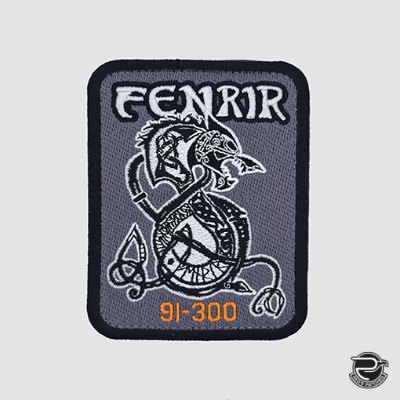 391 EFS Nose Art 91-300 Fenrir (pilot patch)