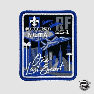 122 FS Red Flag 25-1 Friday patch second version (hidden escort girl)