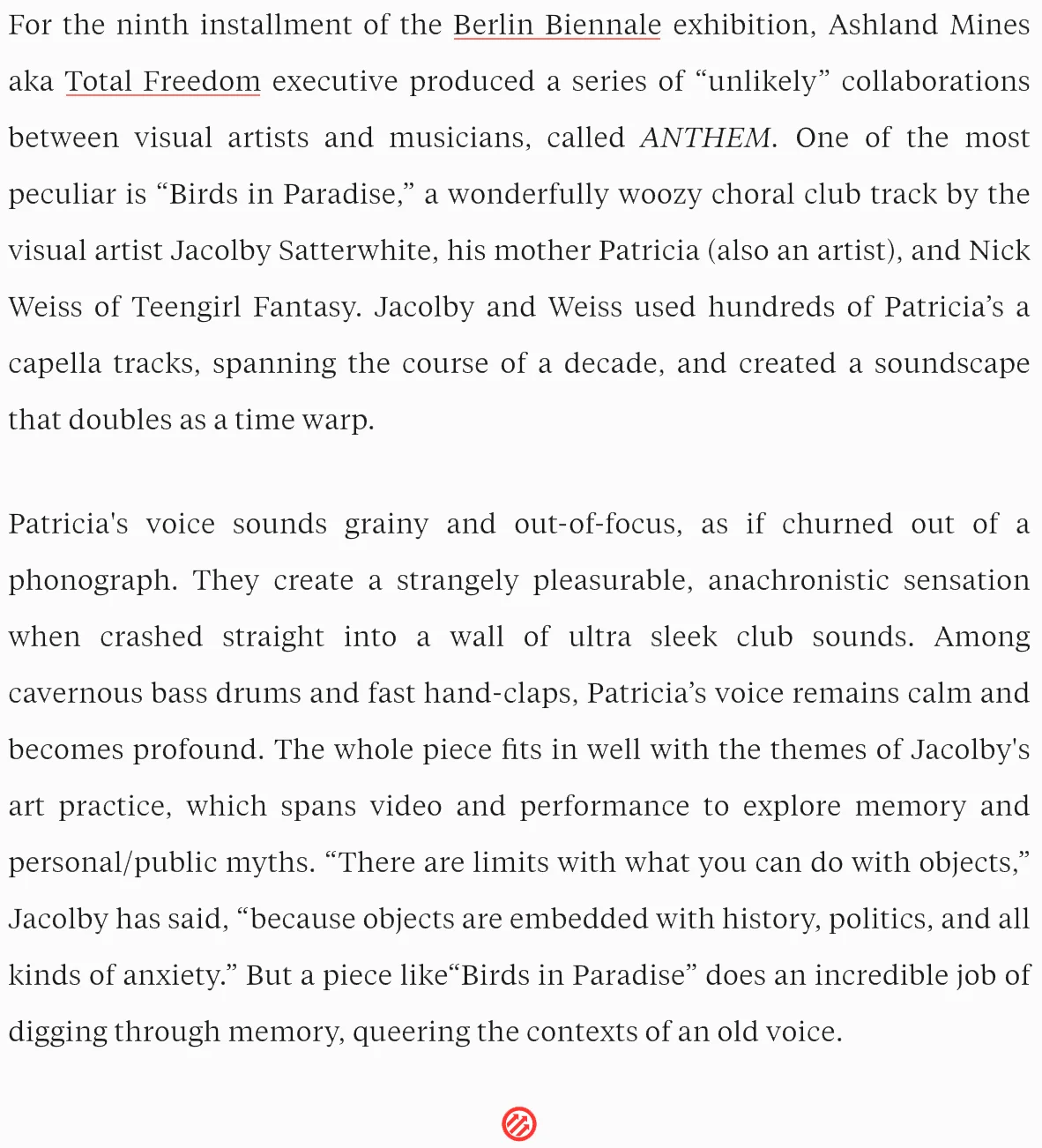 PAT - Birds in Paradise