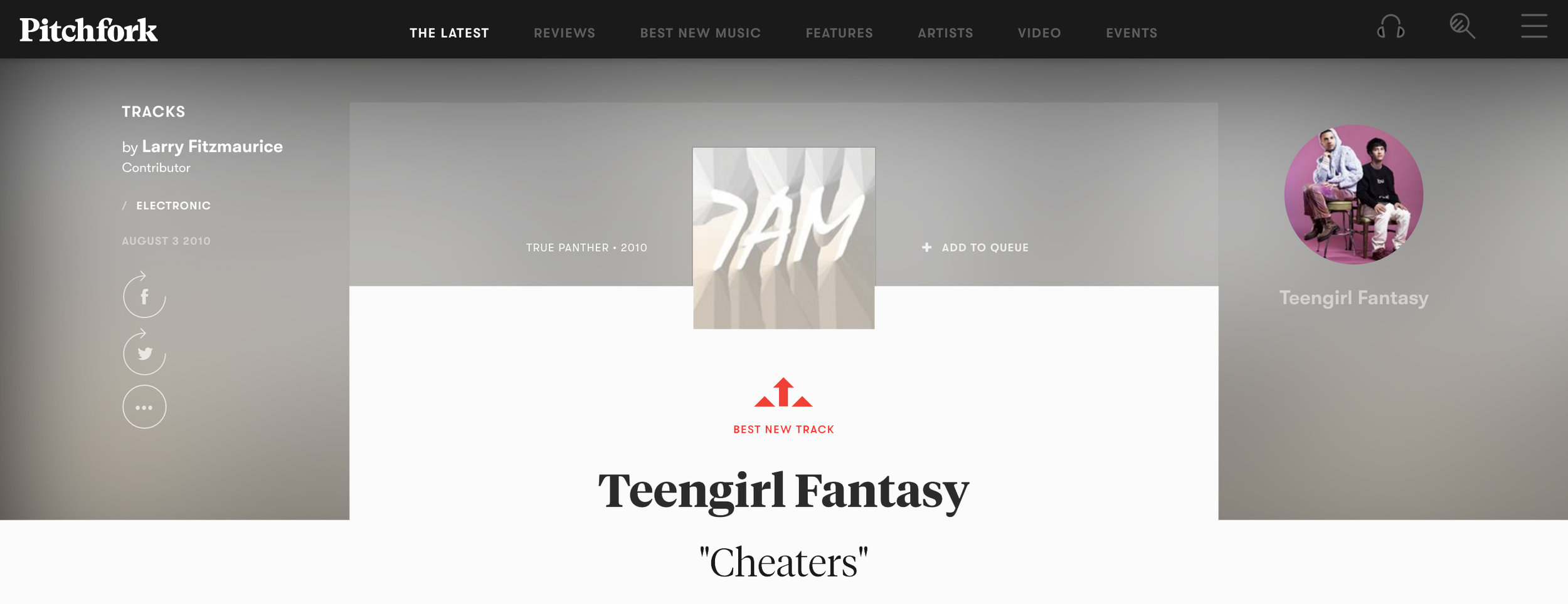 Teengirl Fantasy - Cheaters