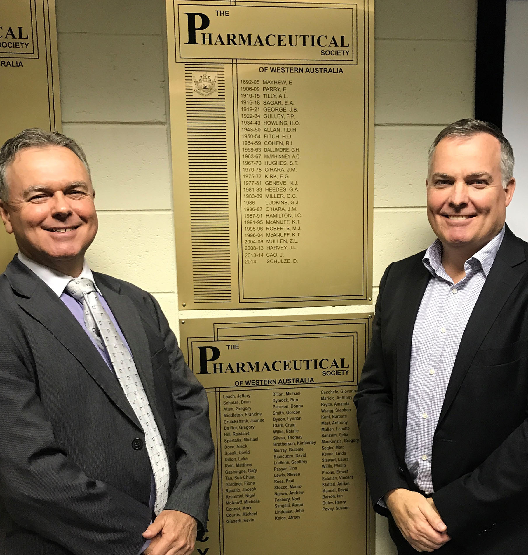 Dean Schulze and Nick OHara with honour board.jpg