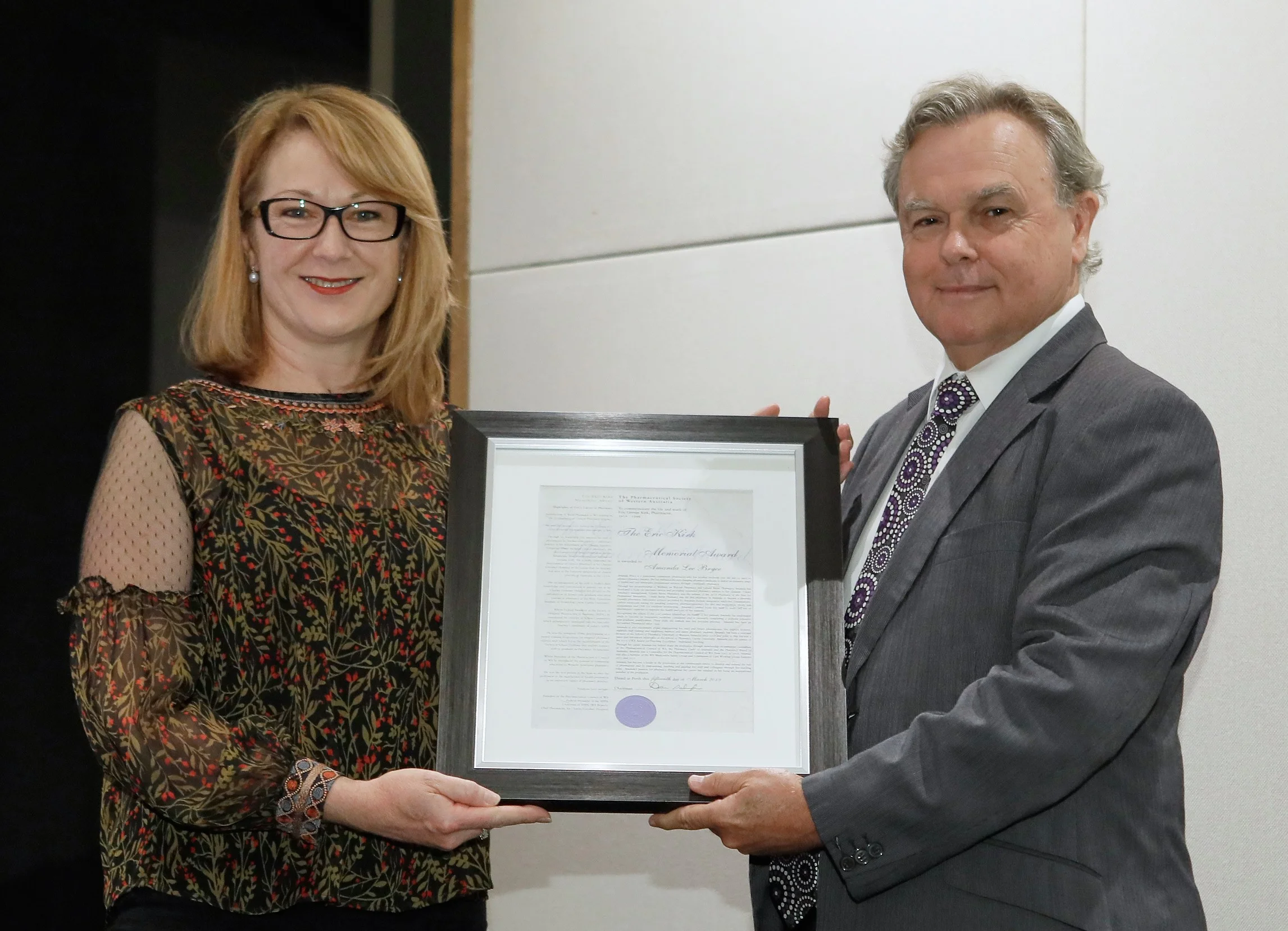 Eric Kirk Memorial Award Winner 2019