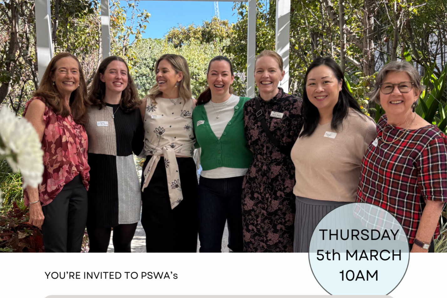 PSWA Member Morning Tea 2026