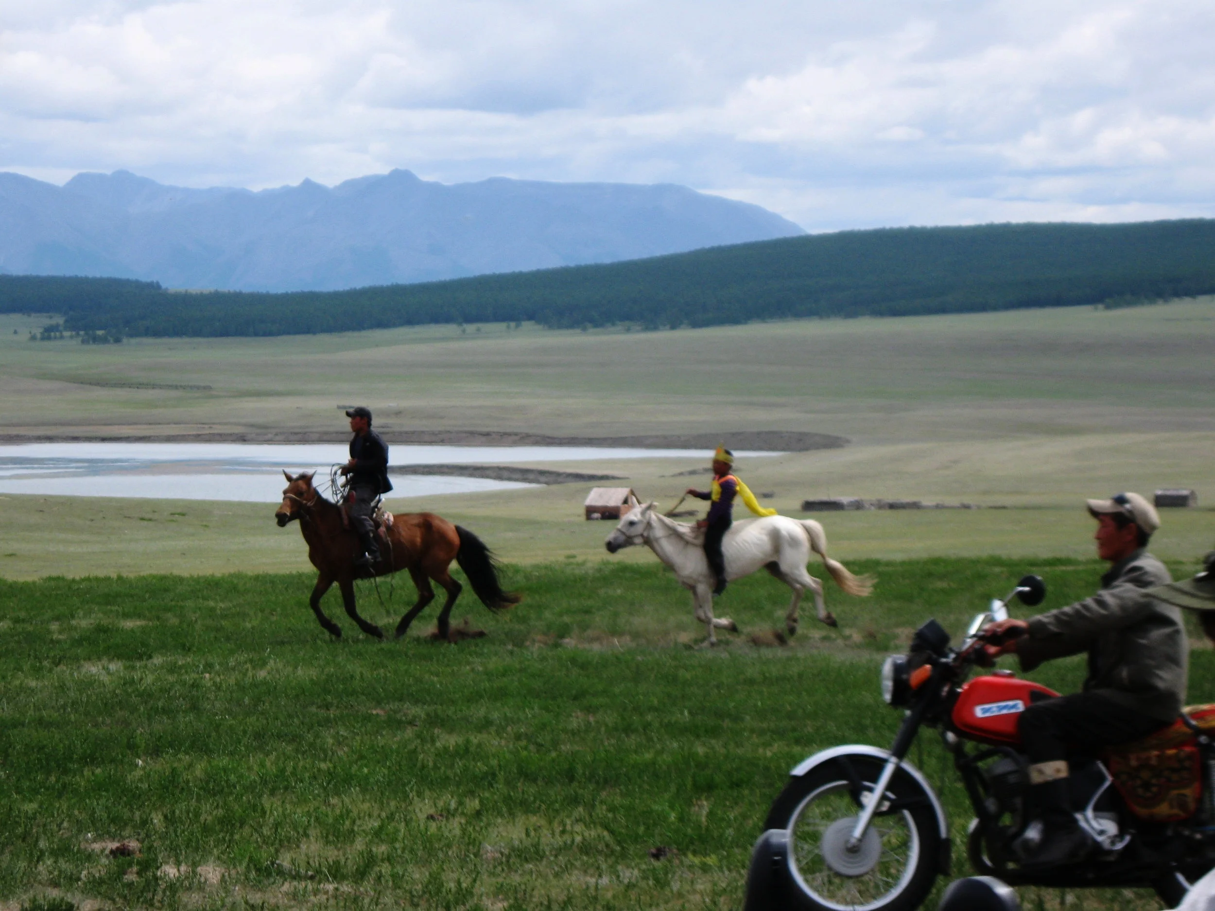 Motorcycles and Horses