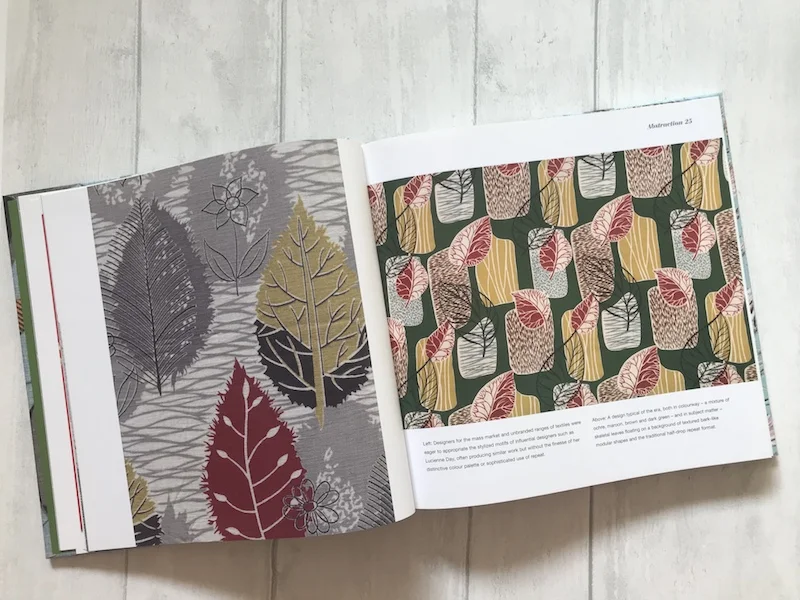 Stylised natural leaf shapes become an abstract pattern