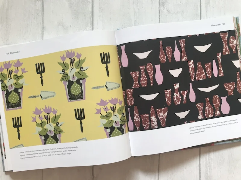 Home & garden themes (including florals) feature in the chapter on Domestic motifs