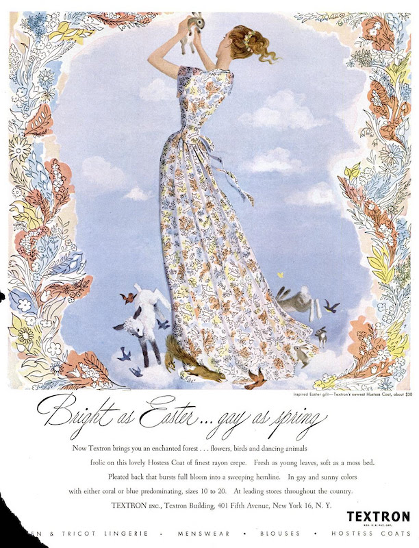 Textron rayon crepe in LIFE magazine , 1948