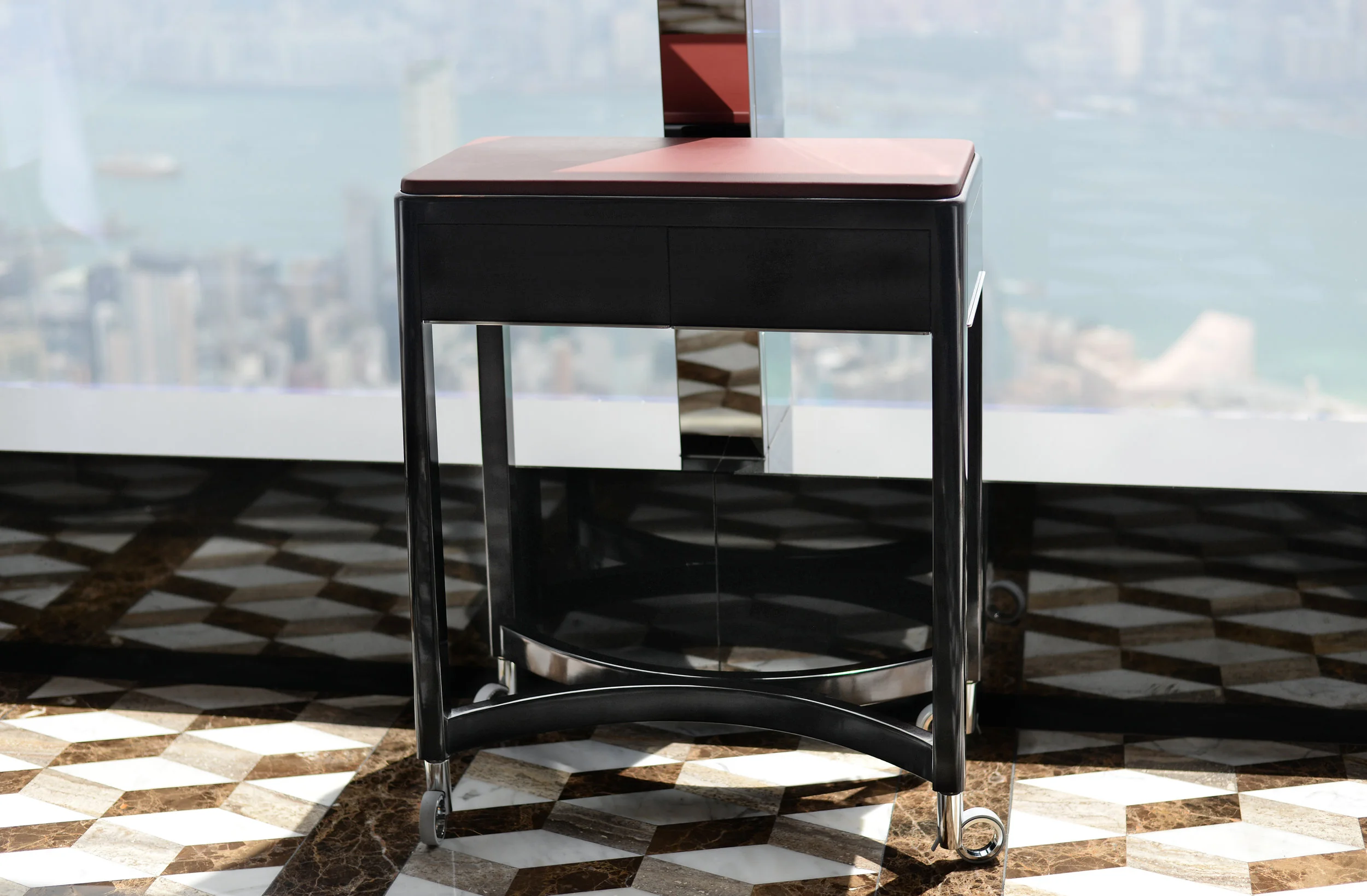 ....bespoke modern furniture | ritz carlton hong kong : service trolley (gueridon)..特别定制现代家具 | 香港丽思卡尔顿酒店:服务车....