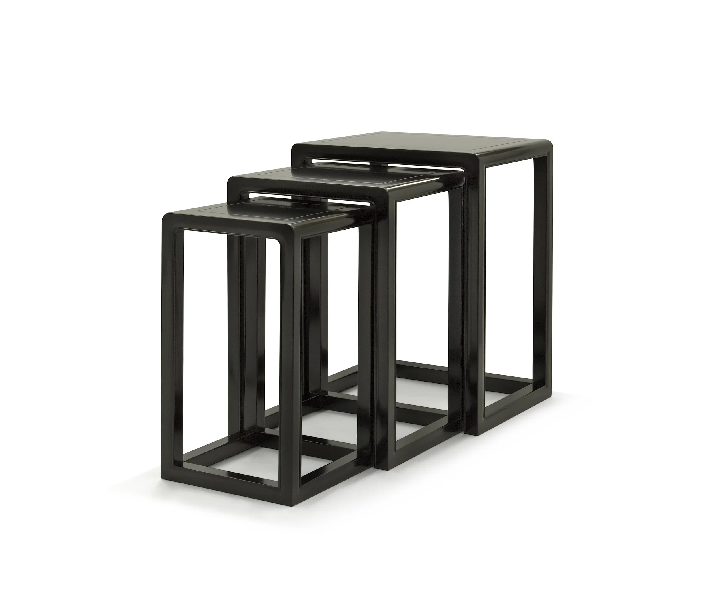 ....Bespoke Ming Style Chinese furniture : Nested Tables..特别定制明式中式家具: 层叠台....