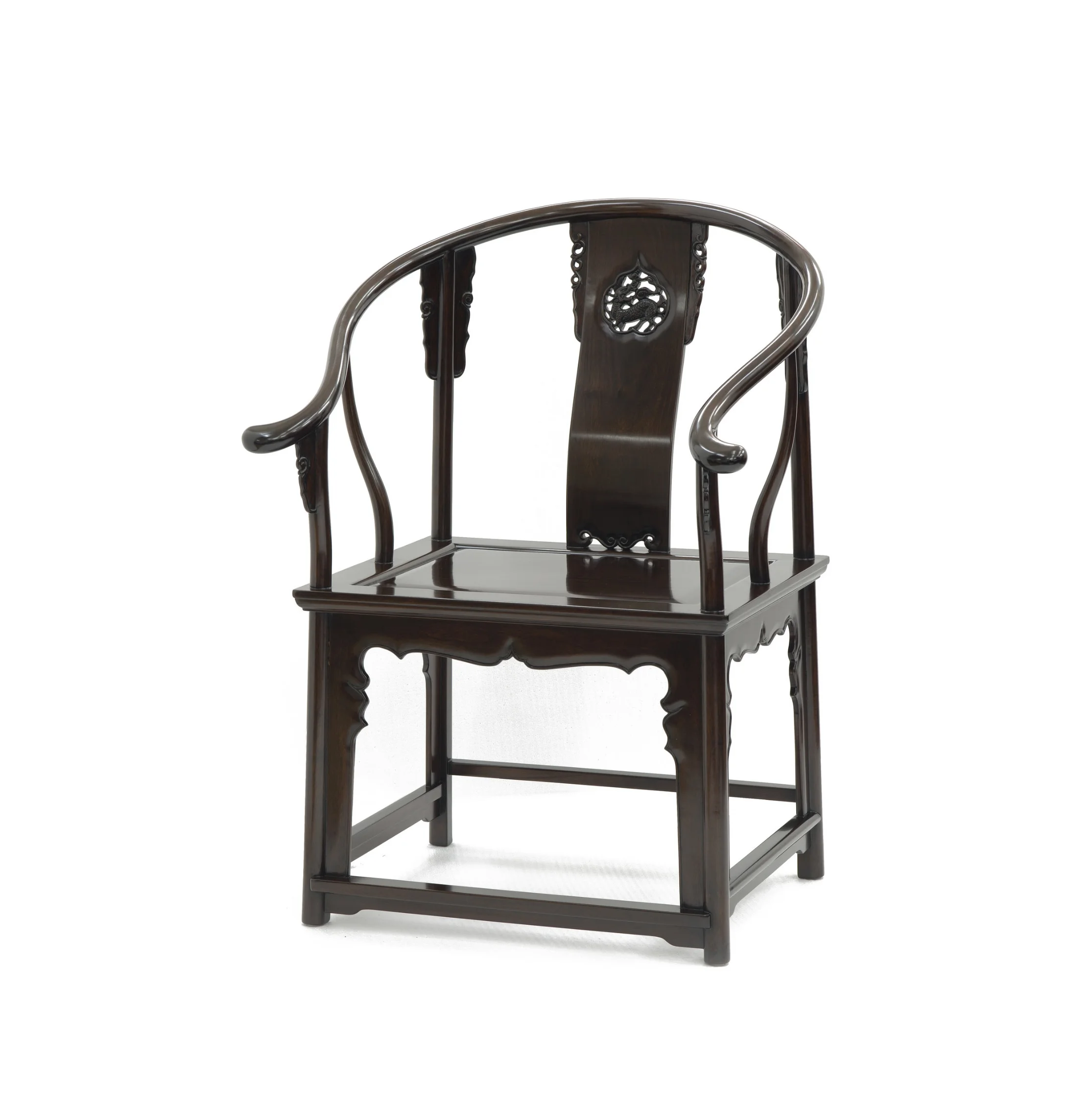 ....Bespoke Ming Style Chinese furniture : Horseshoe Armchair..特别定制明式中式家具: 圈椅....