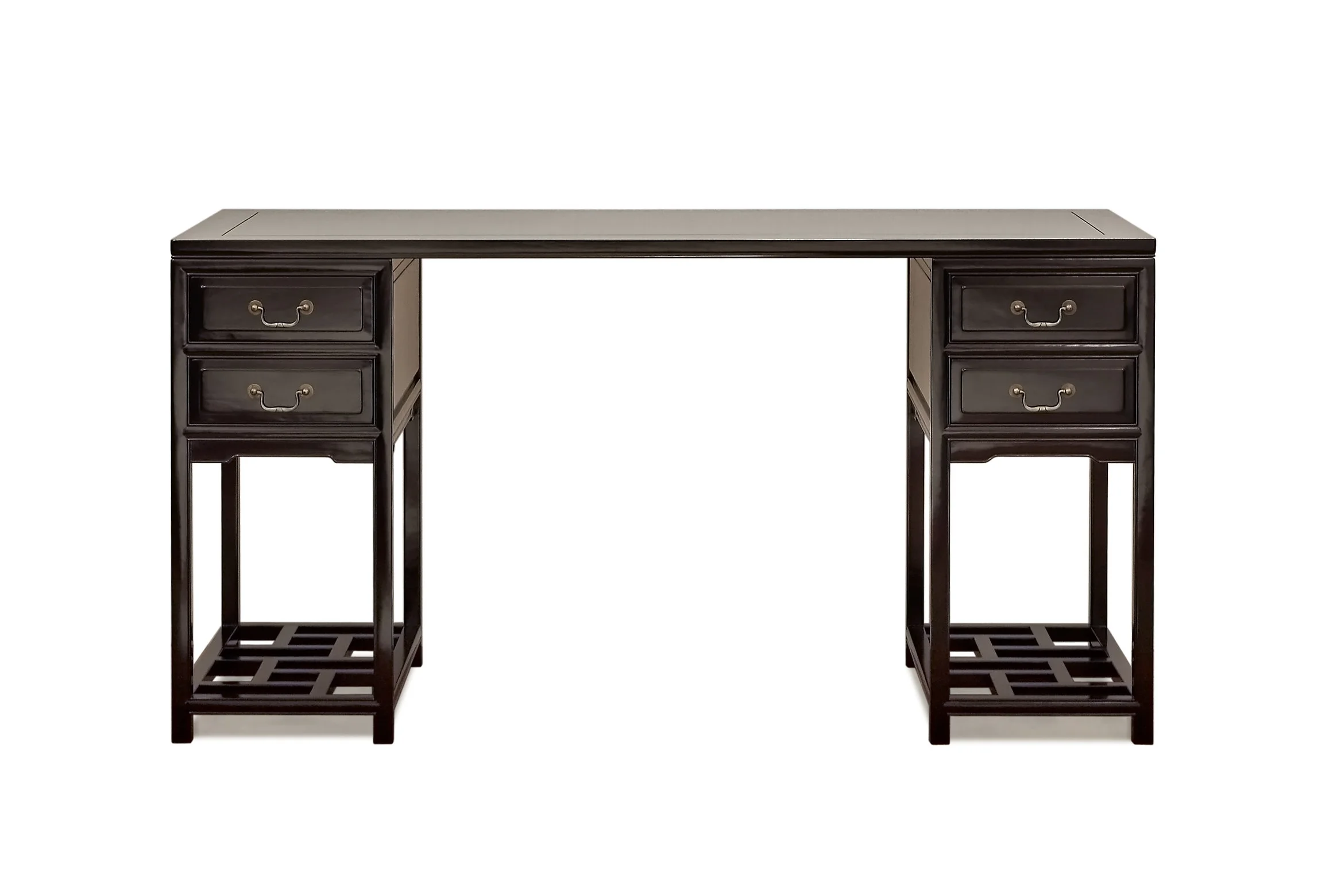 ....Ming Style Chinese furniture : Trestle Desk..明式中式家具: 医生书桌....