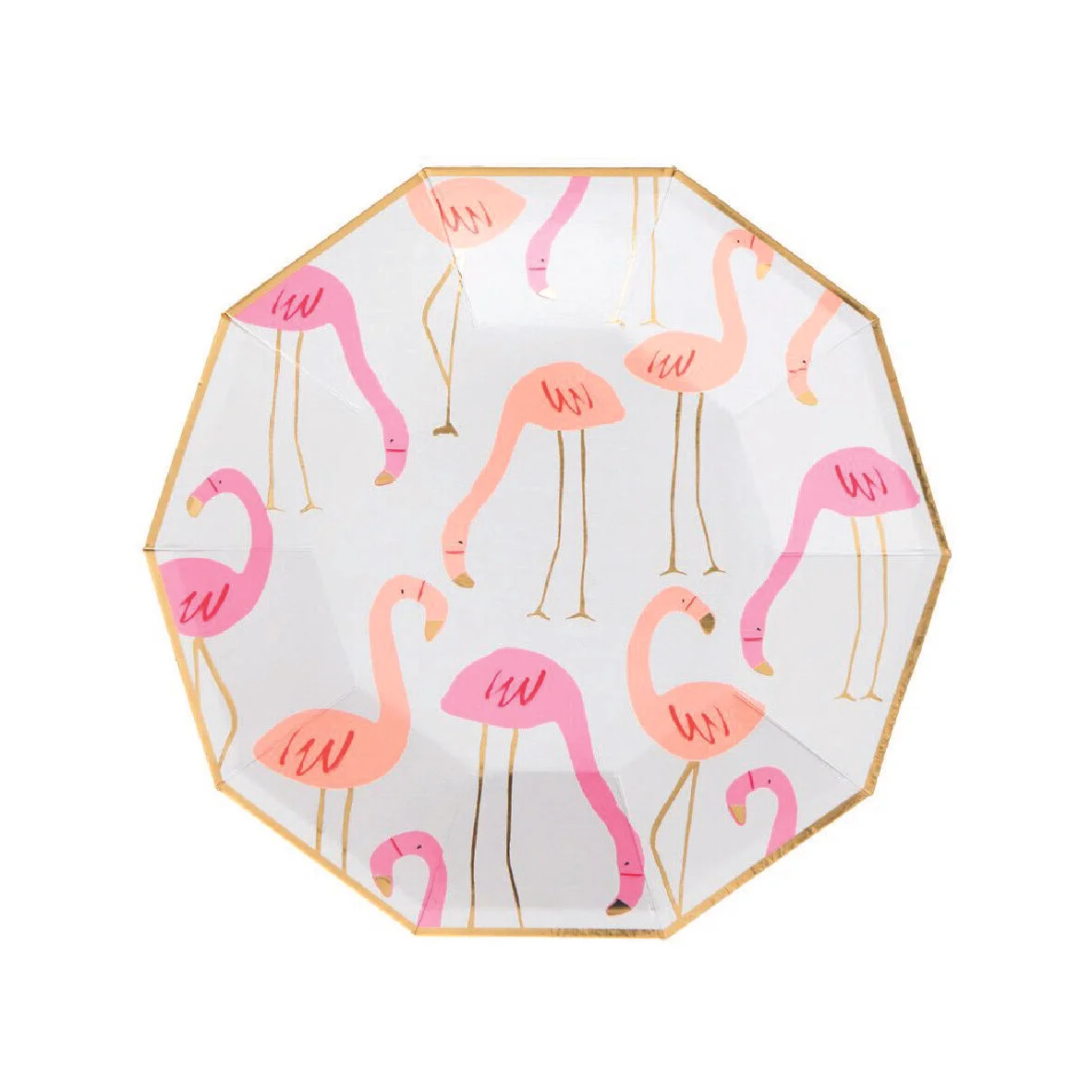 Flamingo Party Plates