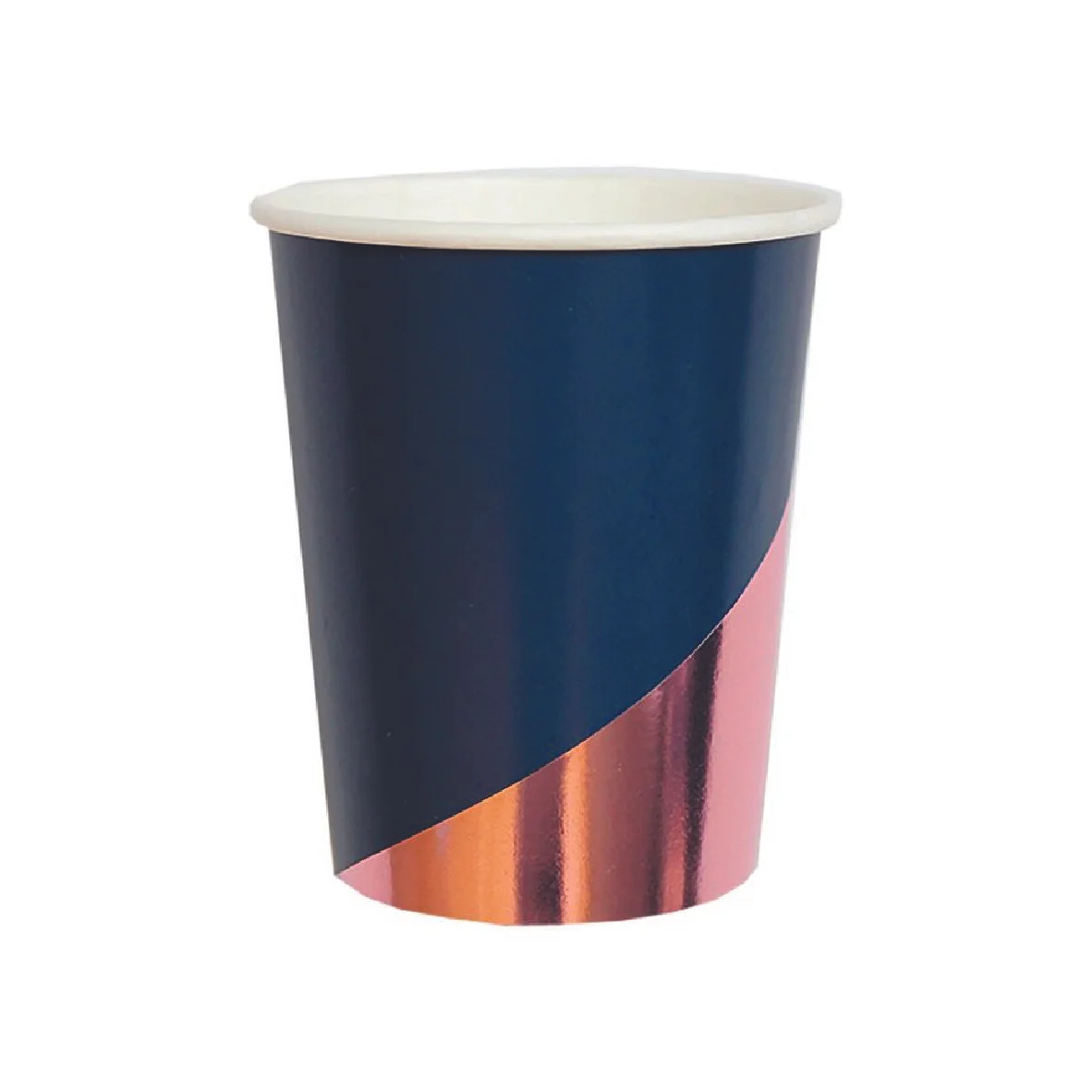 Erika - Navy Colorblock Party Cups
