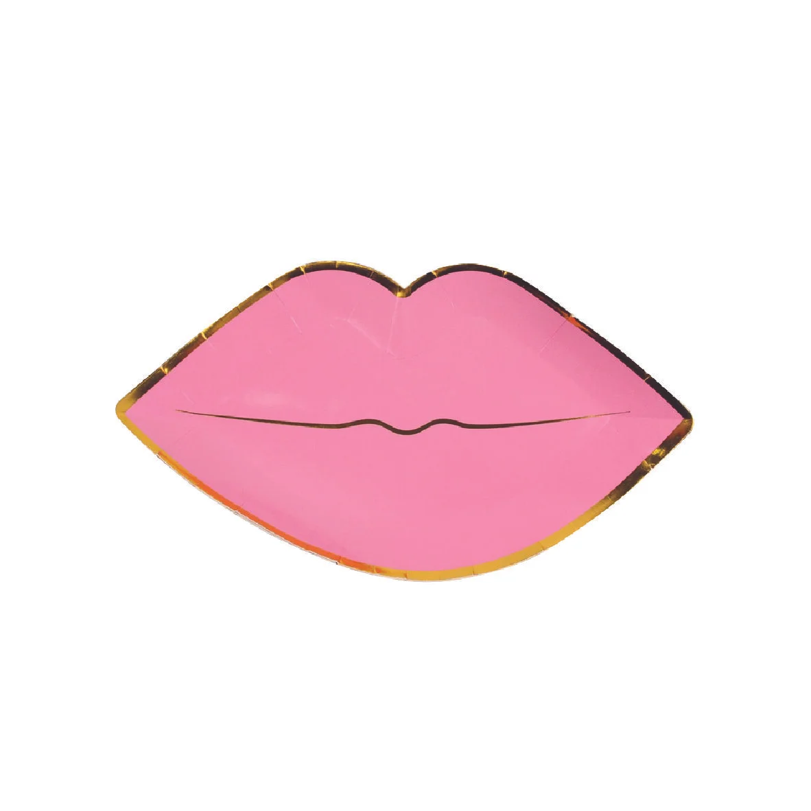Valentine Lip Party Plates - Pink