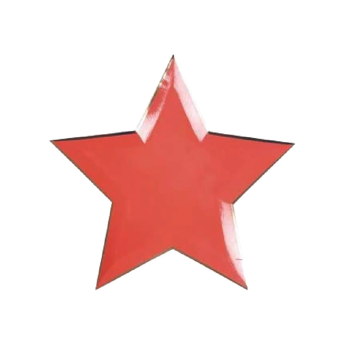 Jazzy Star Party Plates - Blush Red