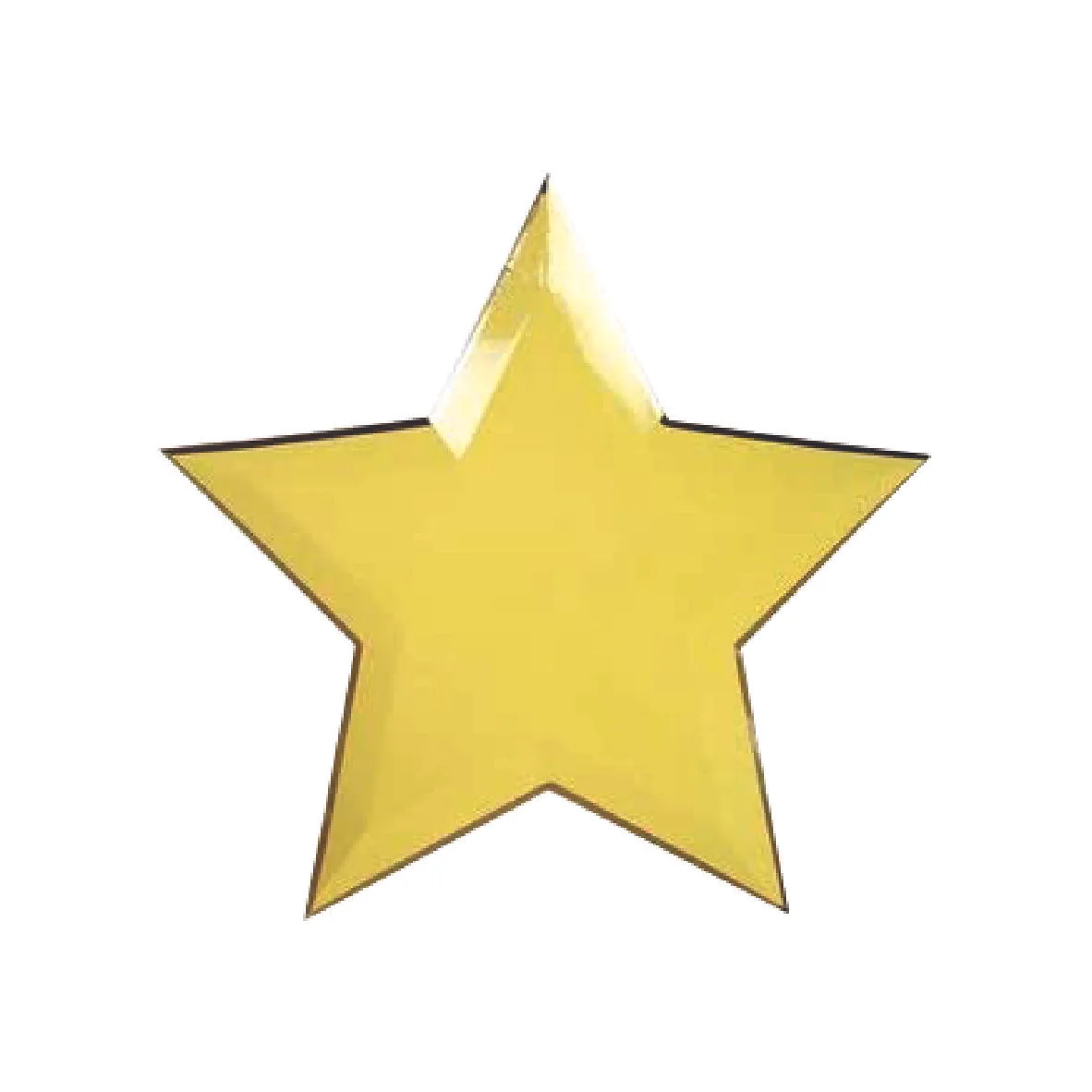 Jazzy Star Party Plates - Yellow