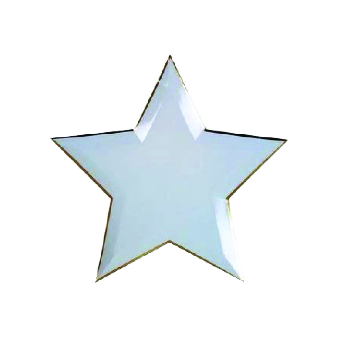 Jazzy Star Party Plates - Pastel Blue
