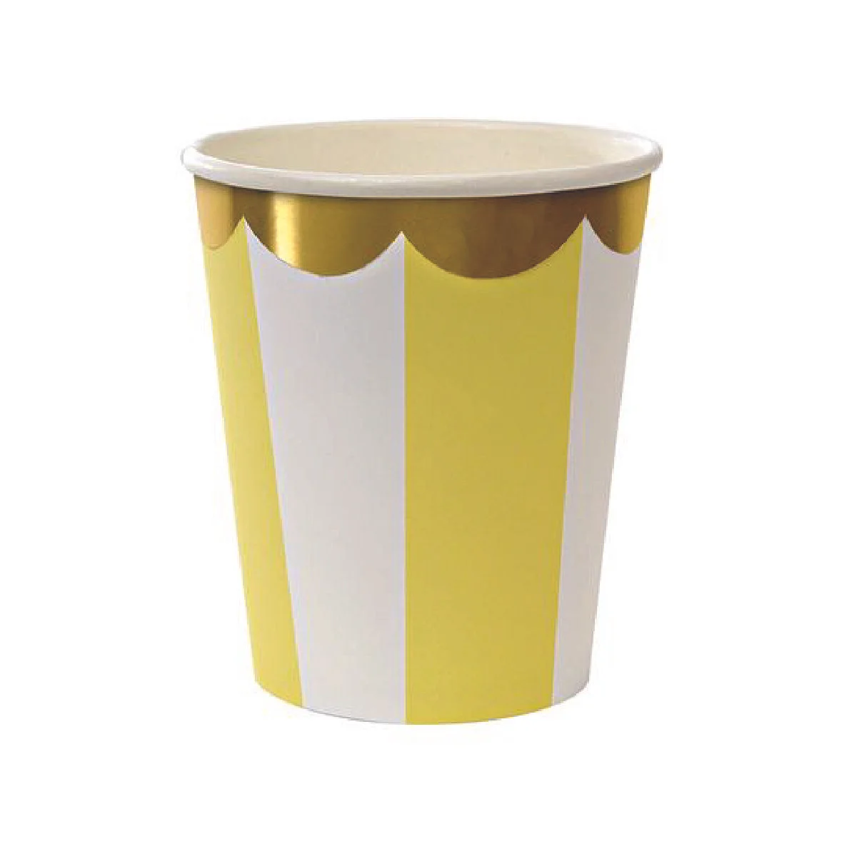 Yellow Pinwheel Party Cups