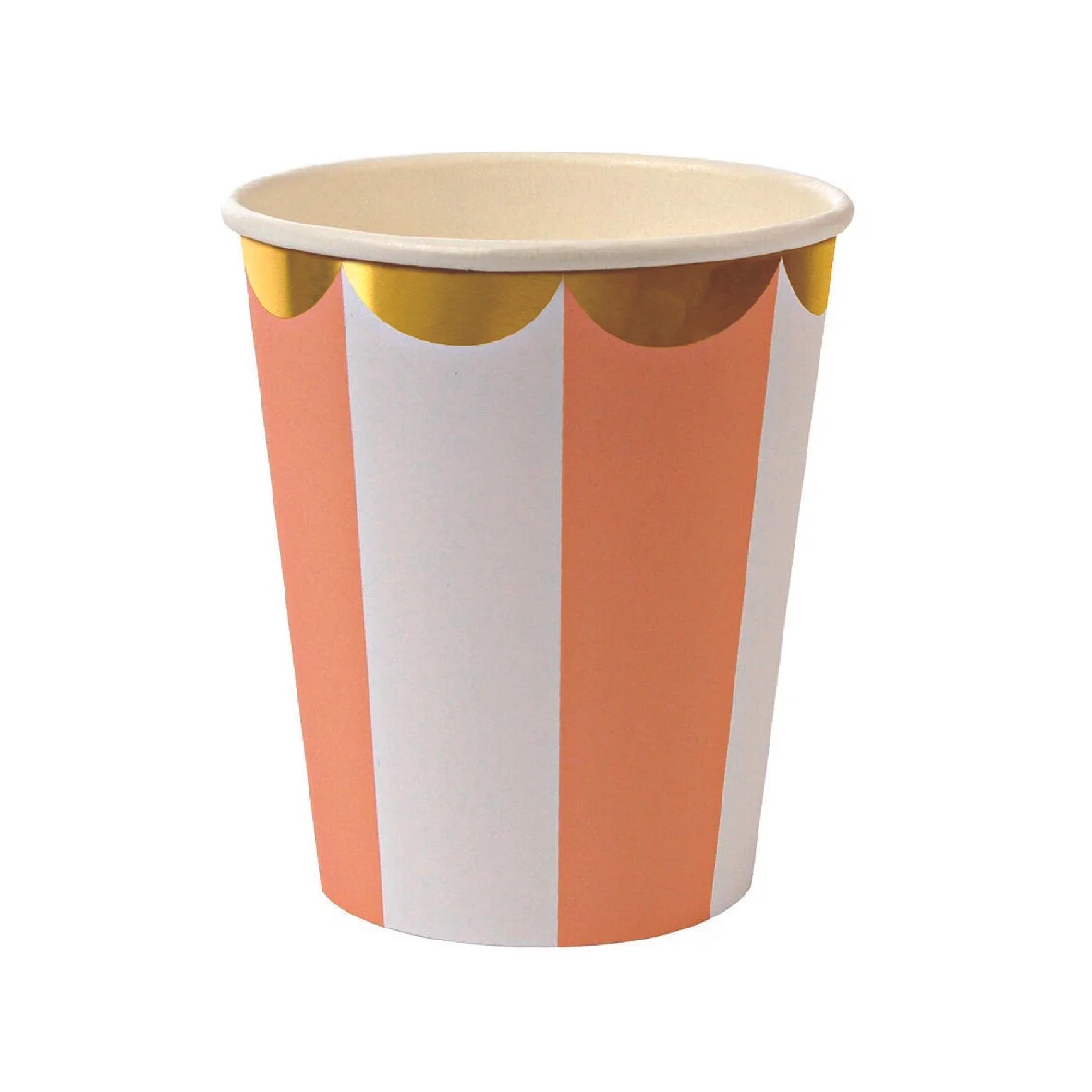 Orange Pinwheel Party Cups
