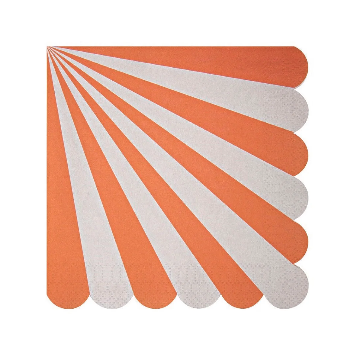 Orange Pinwheel Party Napkins