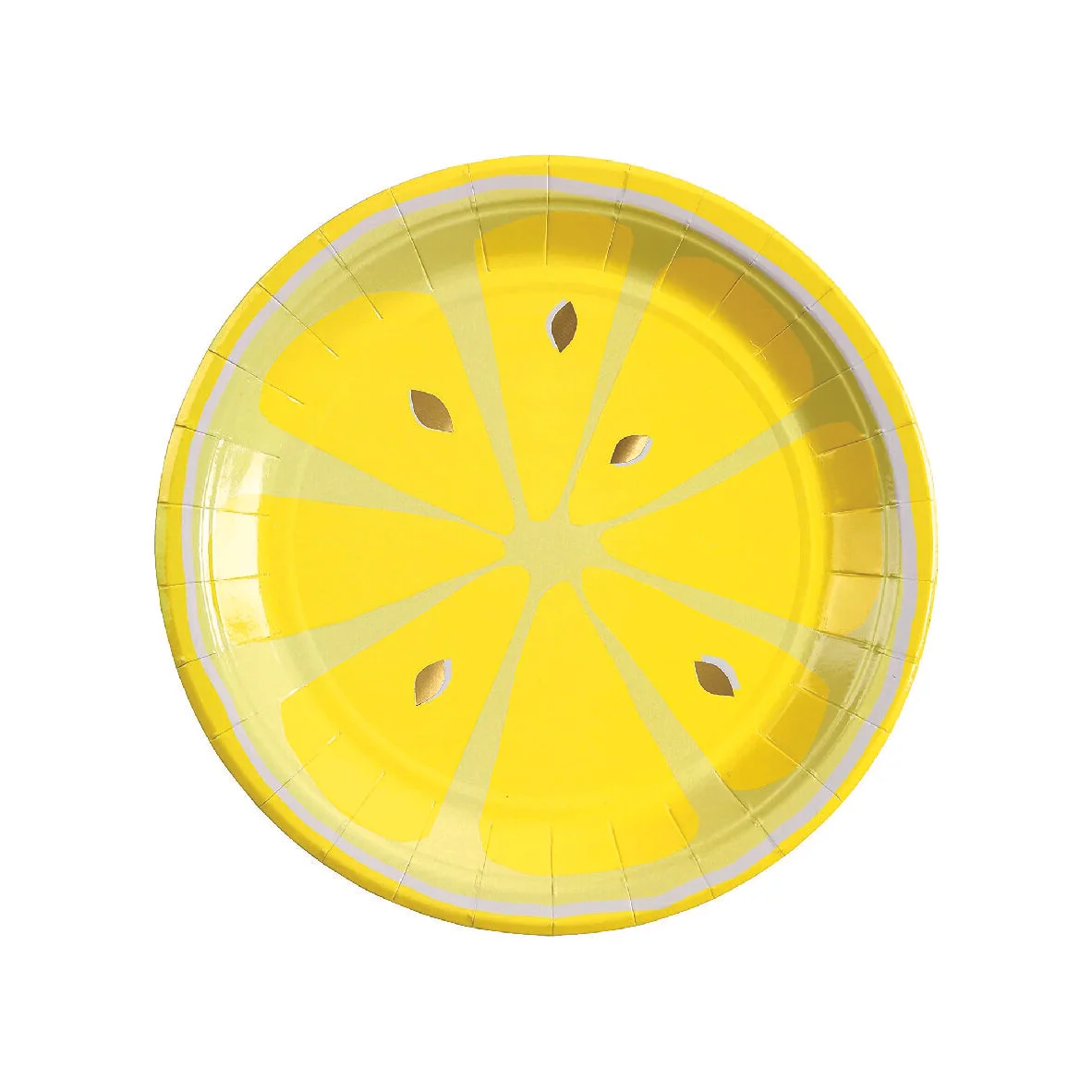 Neon Citrus Party Plates