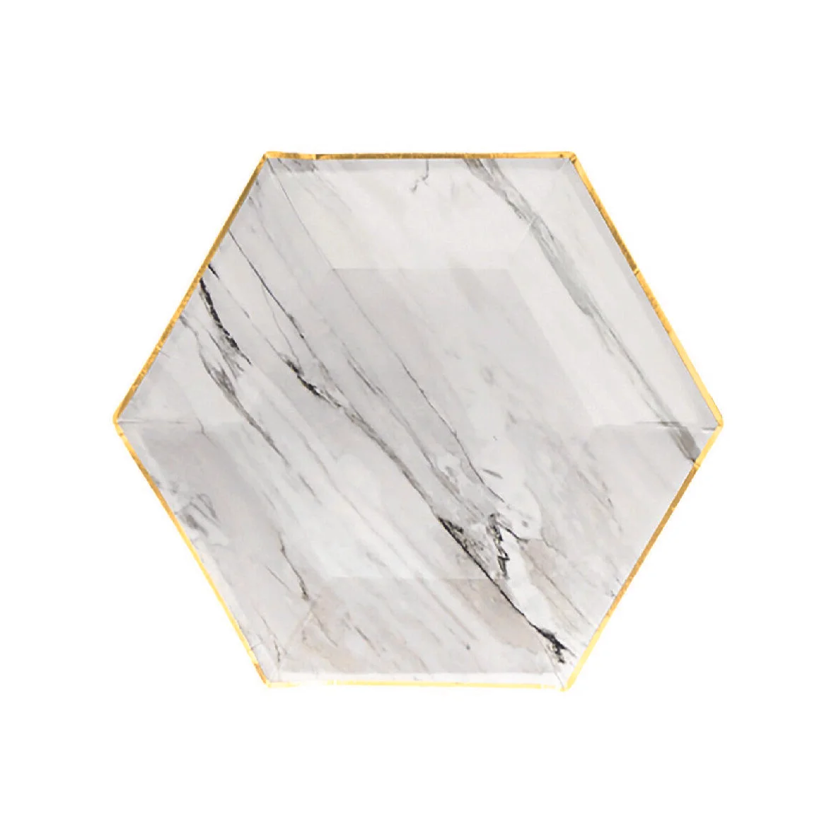 Carrara Marble Party Plates