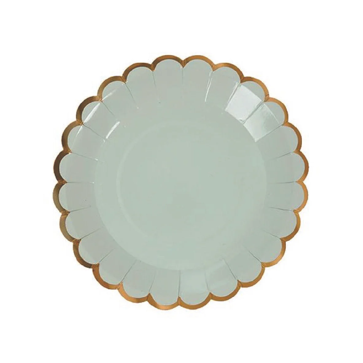 Spring Pastel Green Party Plates - Round