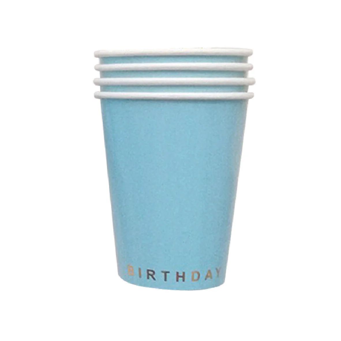 Happy Birthday Party Cups - Pastel Blue