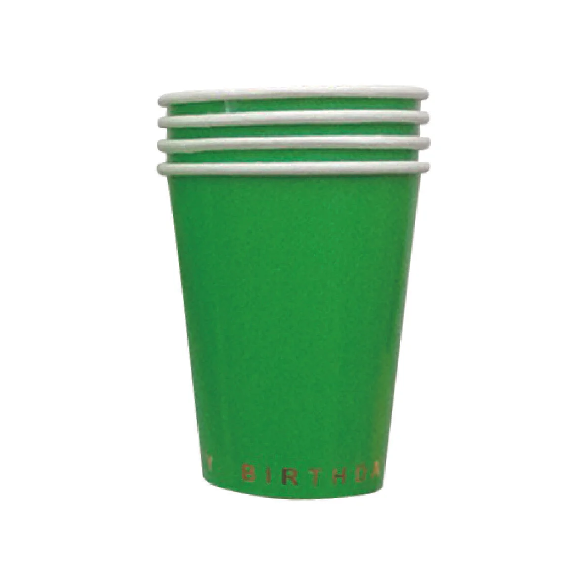 Happy Birthday Party Cups - Green