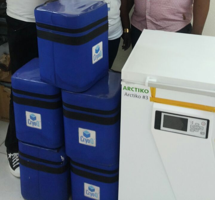 Remaining supplies/equipment purchased under the contract were declared to CDC using the SF-1428. The Equipment were given to the MOHS to help maintain a national cold chain