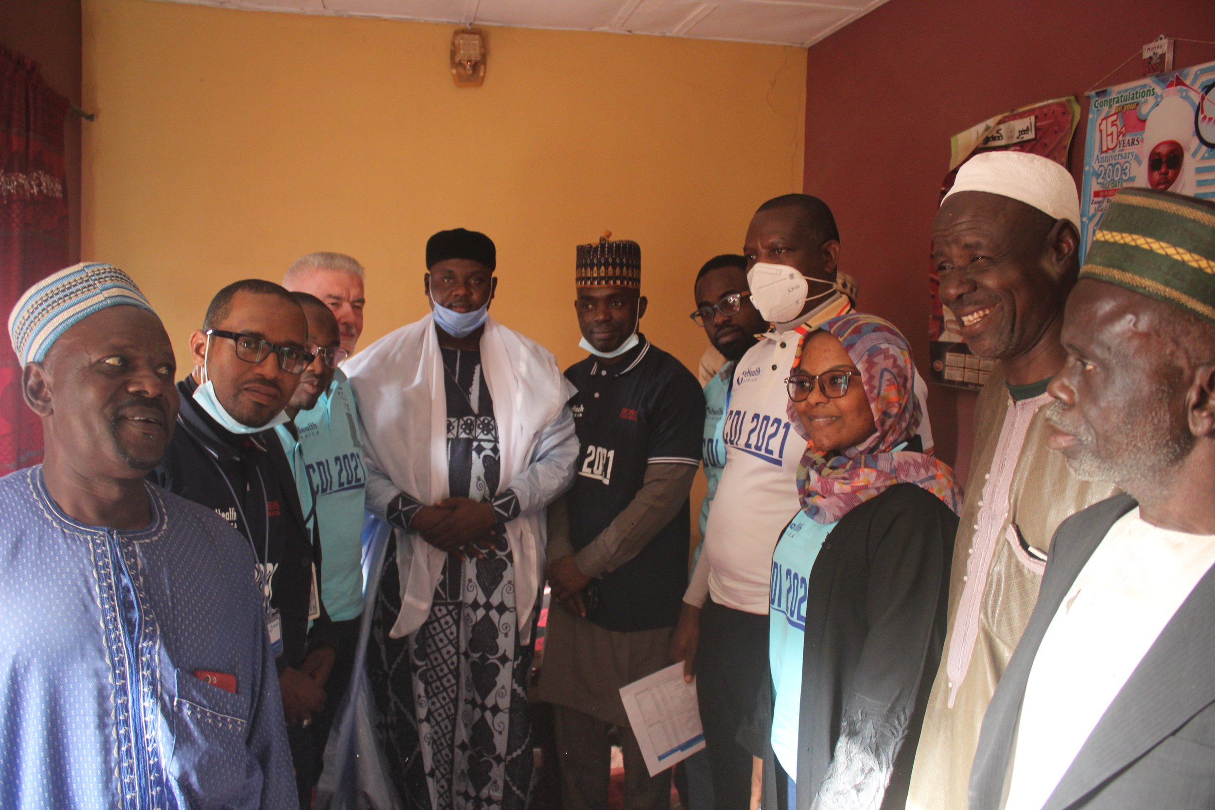   Photo with Bilyaminu M. Abubakar, Ward Head, Zango Dakata, Ungogo LGA, Kano.  