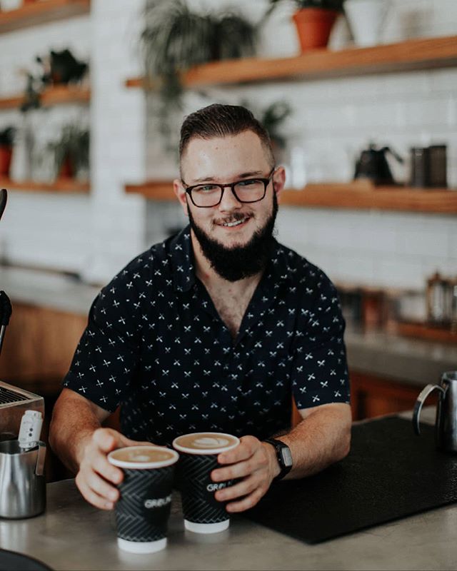 Sweet people, meet Johno - one of the  latest additions to our team!
&bull;
&bull;
&bull;
Photo cred: @kristi_nicole_smith #roastery #coffeeshop #southafrica #vsco #vscosouthafrica #groundcoffeehouse #igerscoffee #manmakecoffee #humansofcoffee #coffe