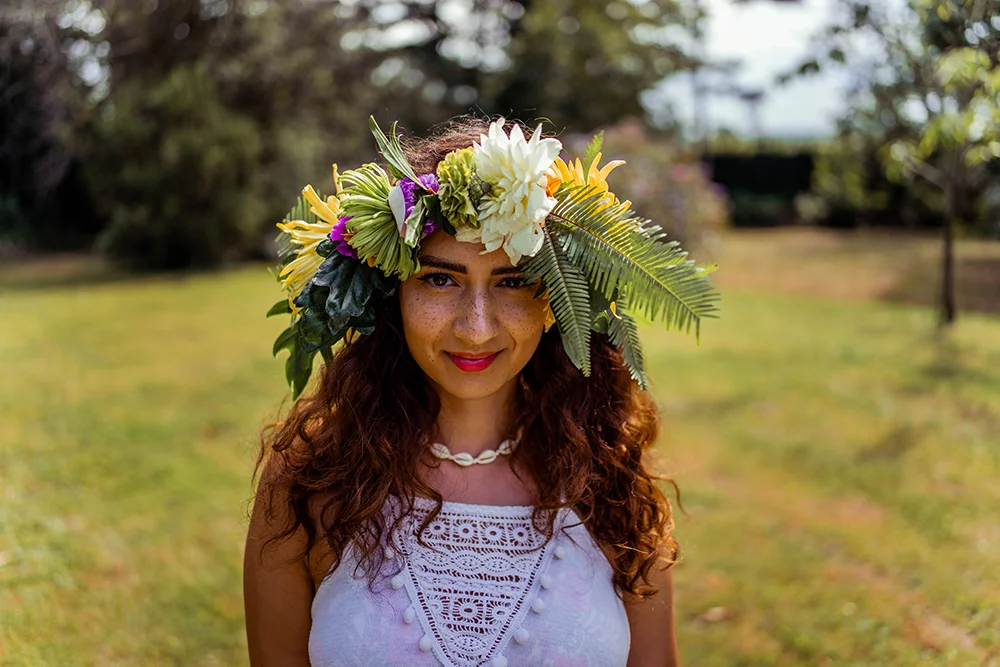 Postcards from Hawaii Haku Lei Flower Crown.jpg