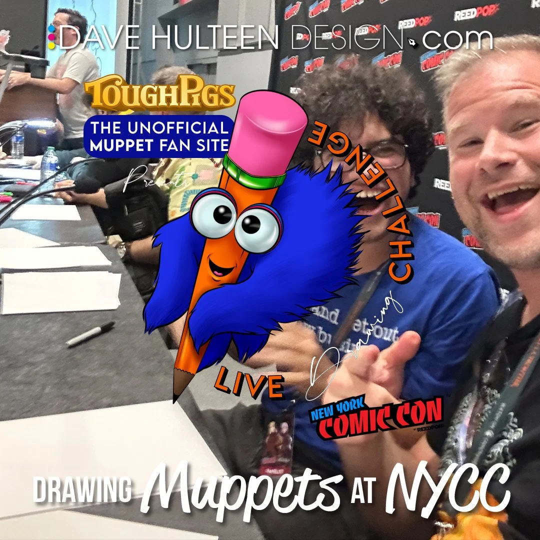 Drawing Muppets at NYCC