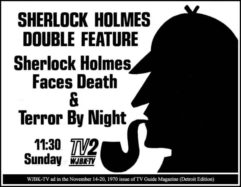 Sherlock Holmes Double feature 11/15/70