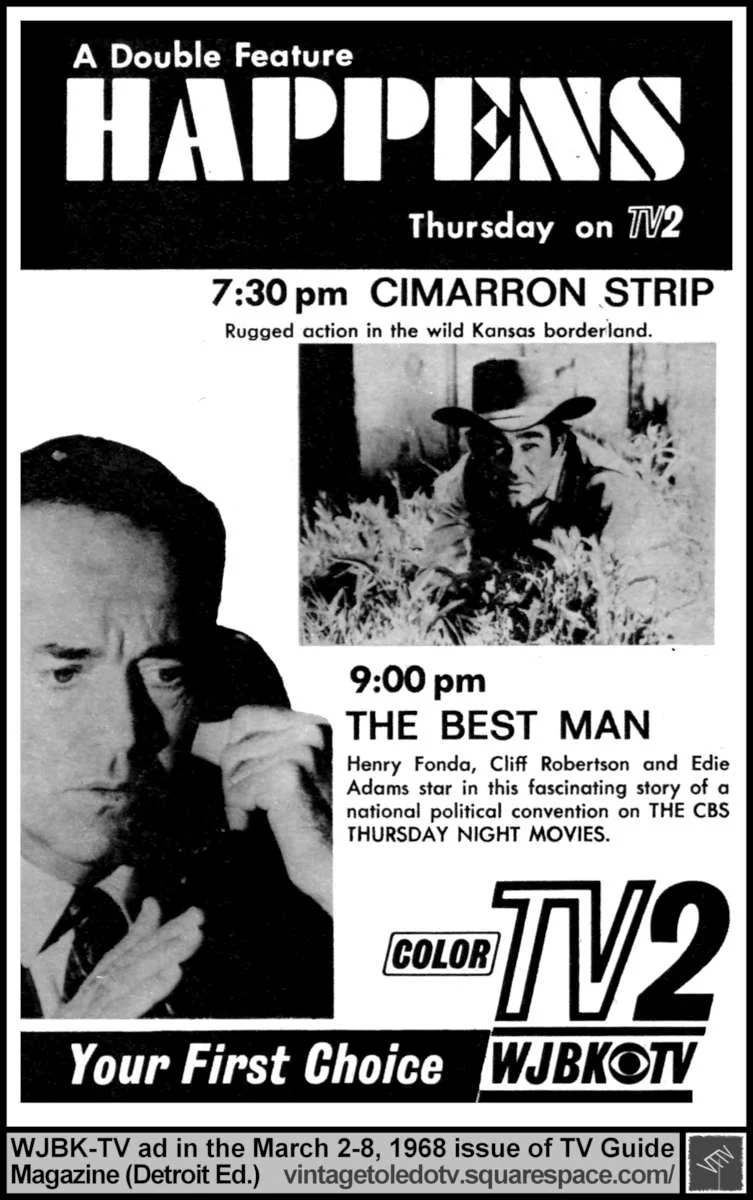 TV2 Thursday Night Shows 3/7/68