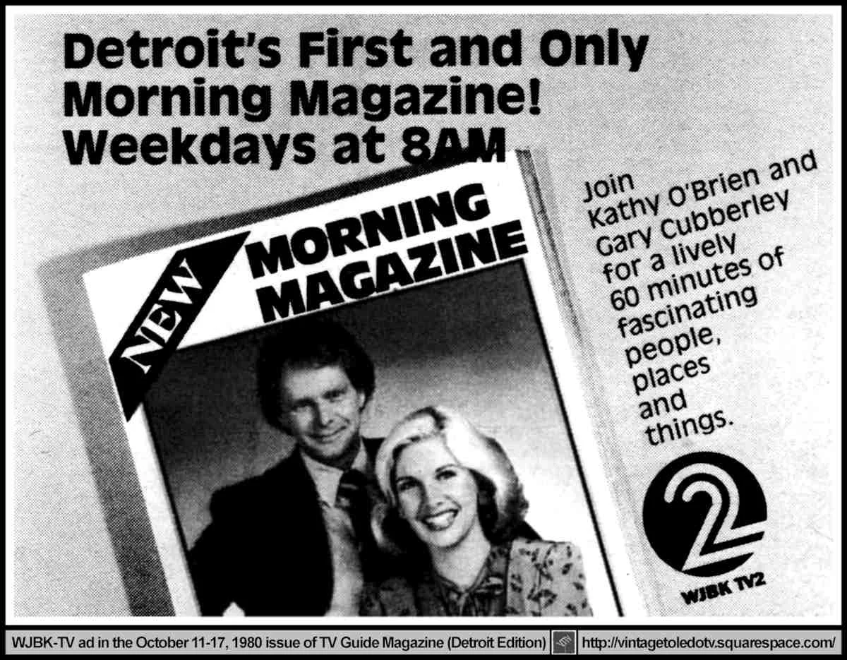 Morning Magazine with Kathy O'Brien & Gary Cubberly - Oct. 1980