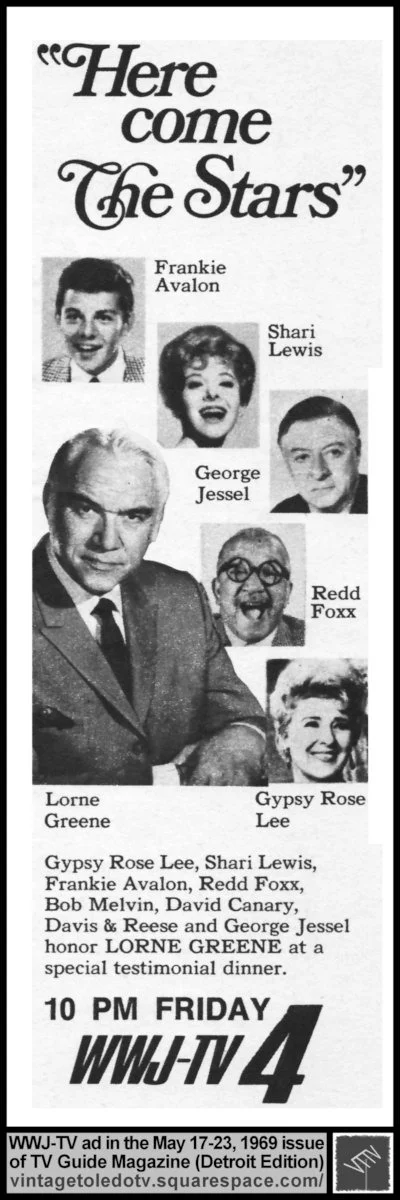 Here Come the Stars honors Lorne Greene 5/23/69