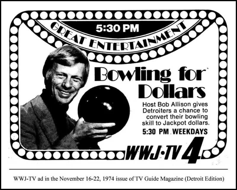 Bob Allison: Bowling for Dollars Nov 1974