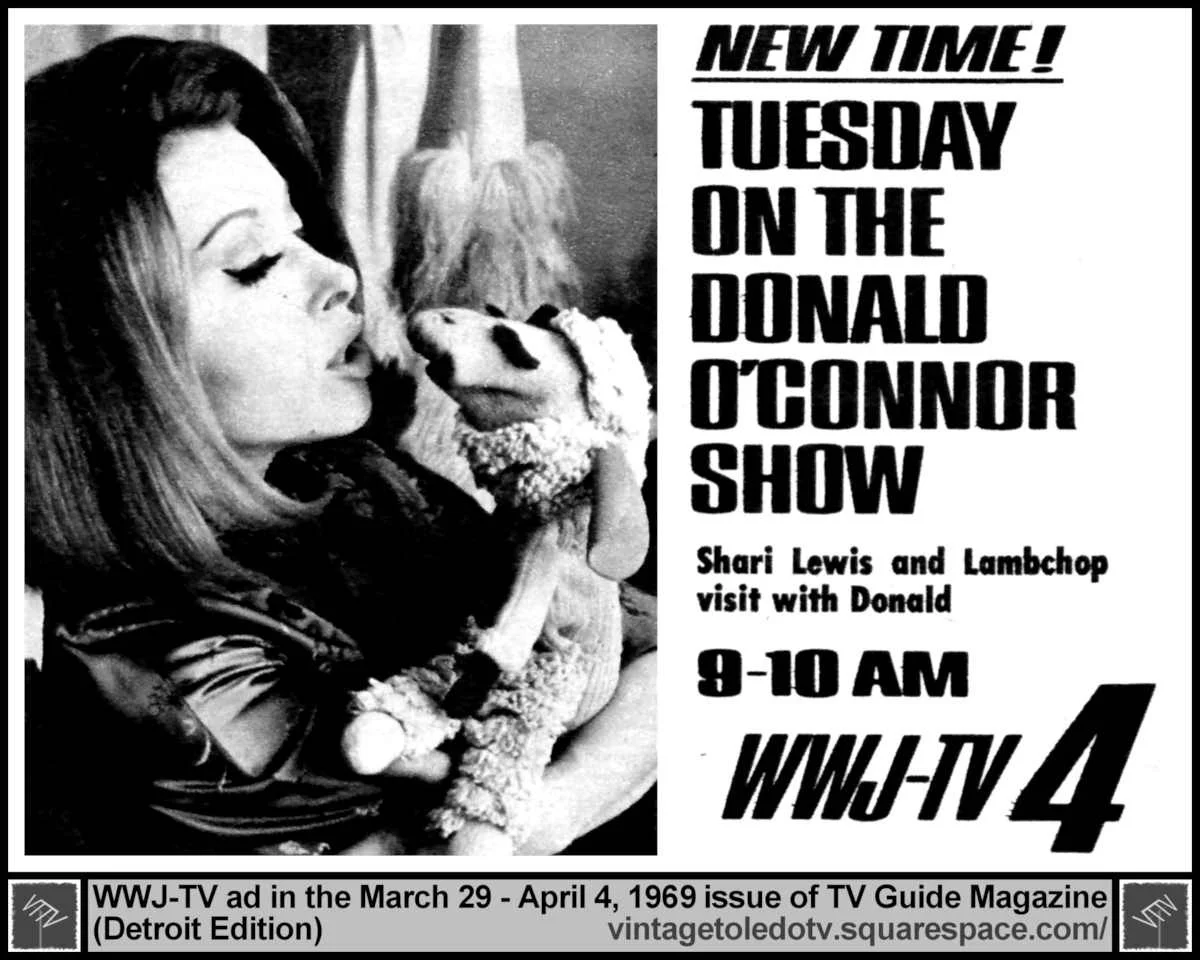 Shari Lewis and Lambchop on The Donald O'Connor Show 4/1/69