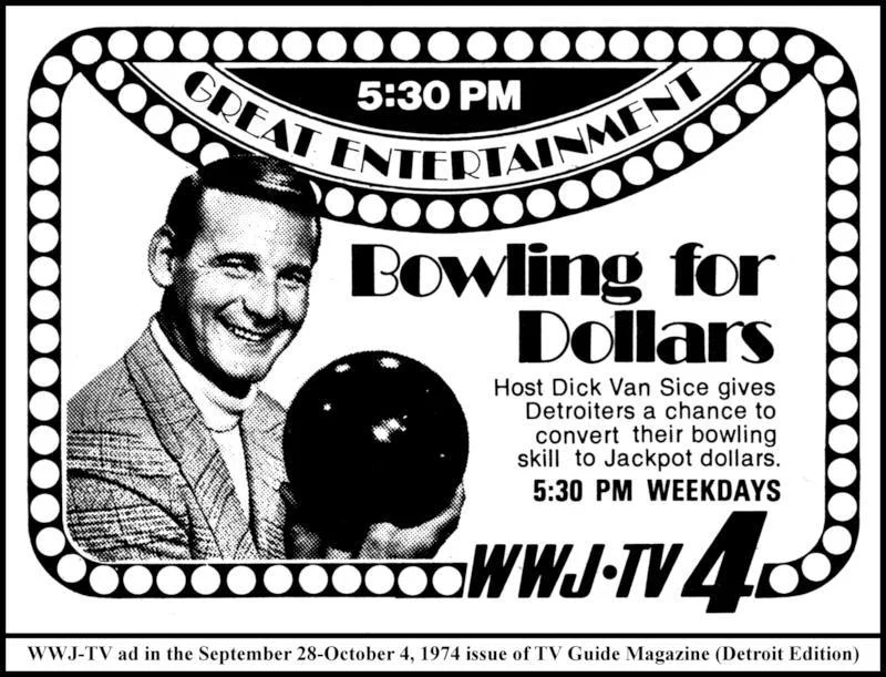Dick Van Sice: Bowling for Dollars - September 1974