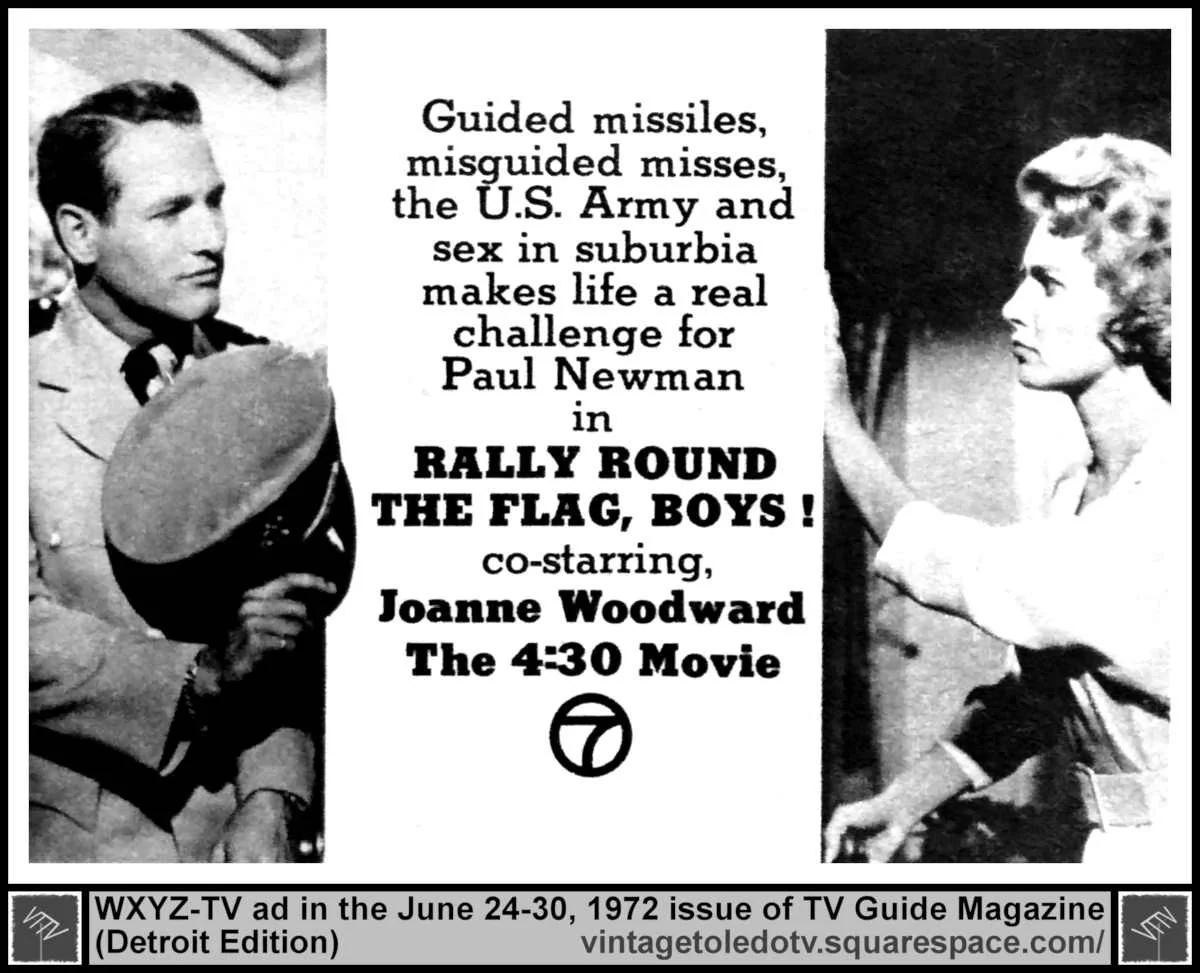 "Rally Round the Flag, Boys" Paul Newman & Joanne Woodward 6/28/72