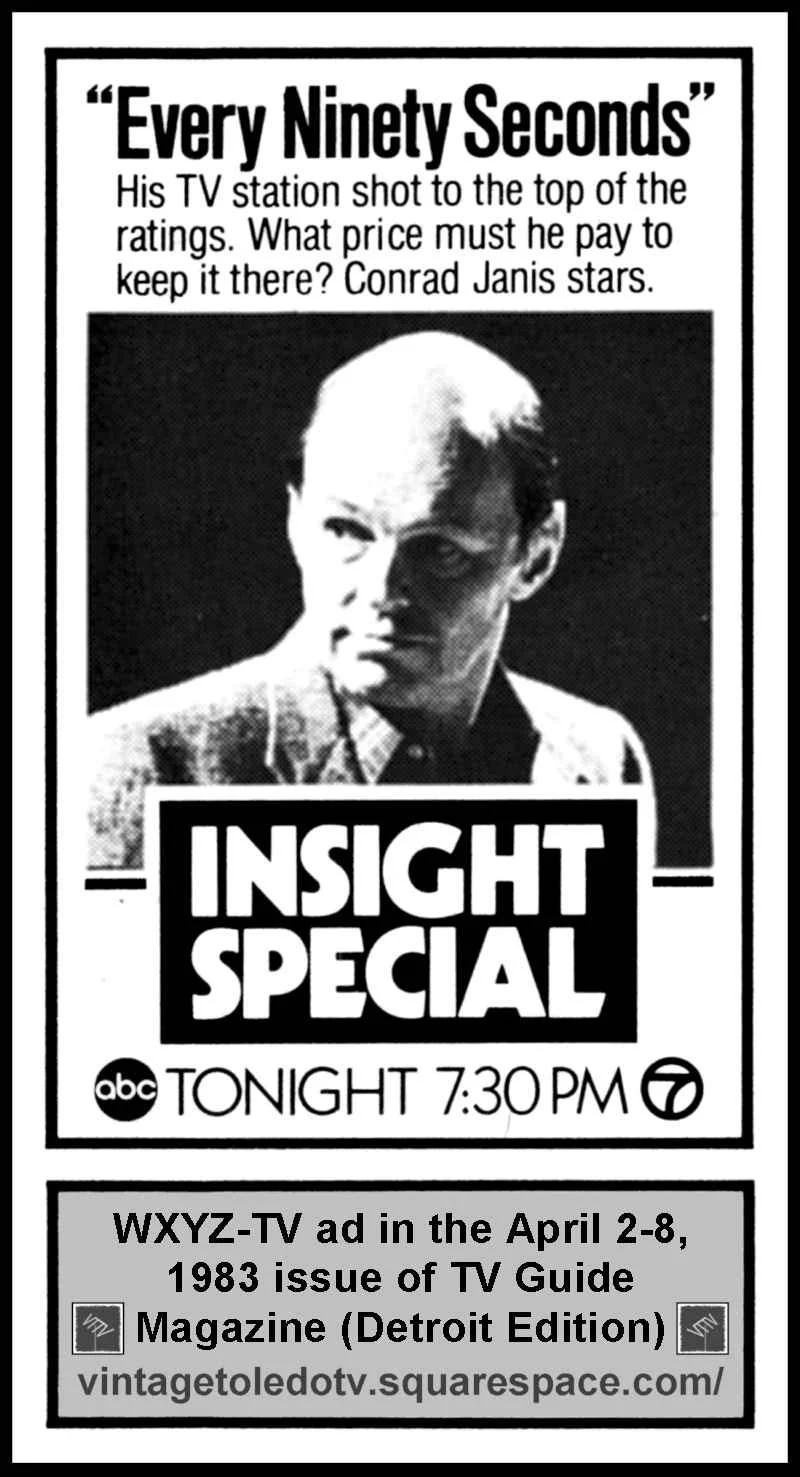 Insight: Every Ninety Seconds (Conrad Janis) 4/2/83