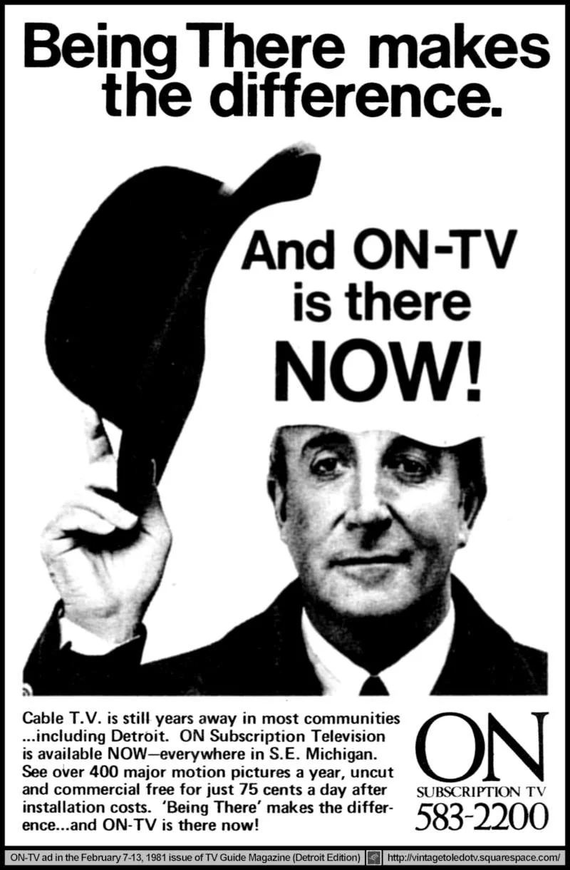 Being there makes the difference and ON-TV is there now! 2/9/81
