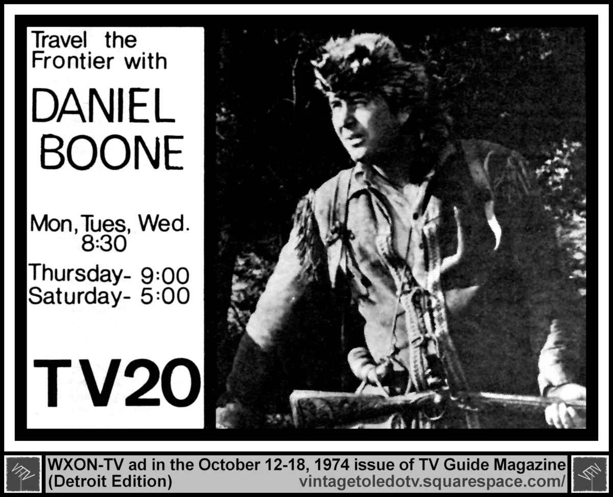 Daniel Boone (Fess Parker) 10/14/74