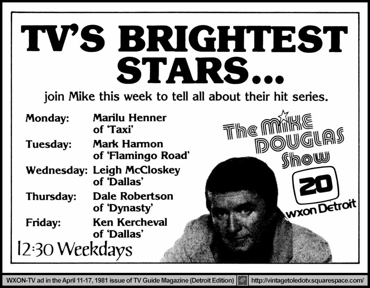 TV's Brightest Stars on The Mike Douglas Show 4/13/81