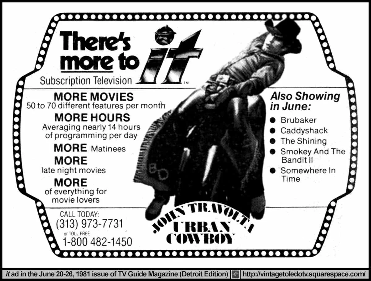 There's more to it (John Travolta "Urban Cowboy") June 1981